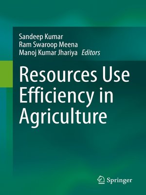 cover image of Resources Use Efficiency in Agriculture